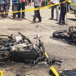 महोत्तरीमा २ मोटरसाइकल ठोक्किँदा आगलागी, ३ जनाको घटनास्थलमै मृत्यु